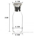 34oz mondgeblazen hoge waterkan van borosilicaatglas